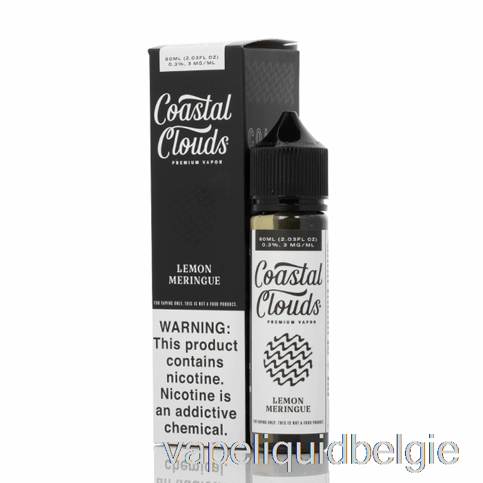 Vape België Citroenmeringue - Kustwolken Co. - 60 Ml 3 Mg